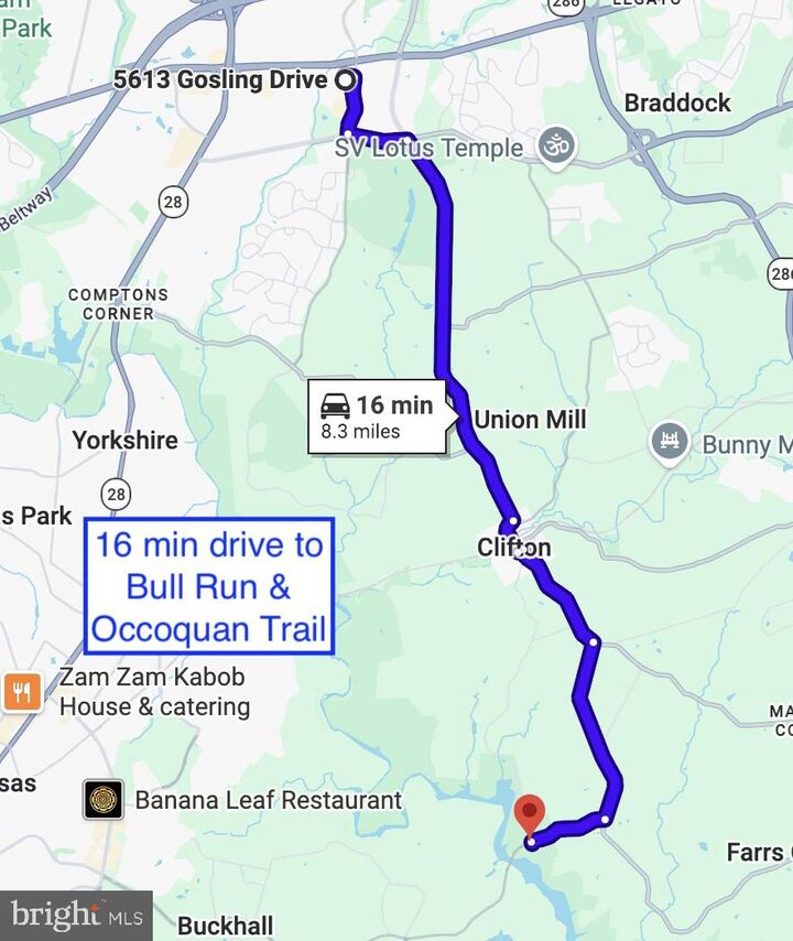 Property Photo:  5613 Gosling Drive  VA 20124 