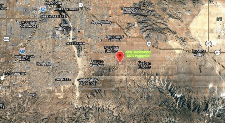 Property Photo:  23777 Poppy Road  CA 92308 