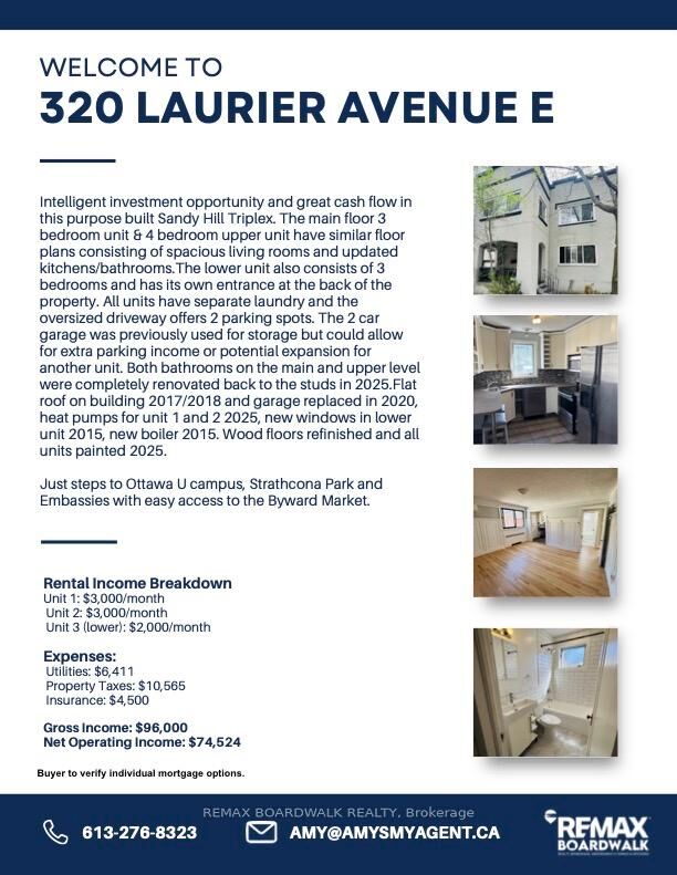 Property Photo: 320 Laurier Avenue E ON K1N 6P6