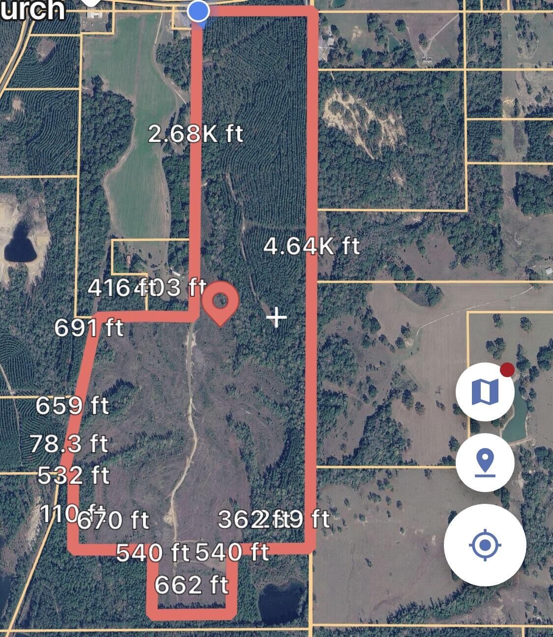 Property Photo:  166 Acres Red Hill Church Rd.  MS 39455 