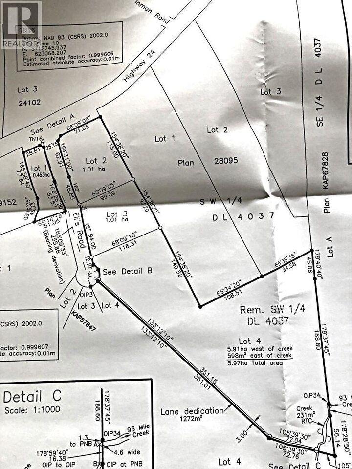 Property Photo:  5916 Little Fort 24 Highway Lot 1  BC V0K 1X1 