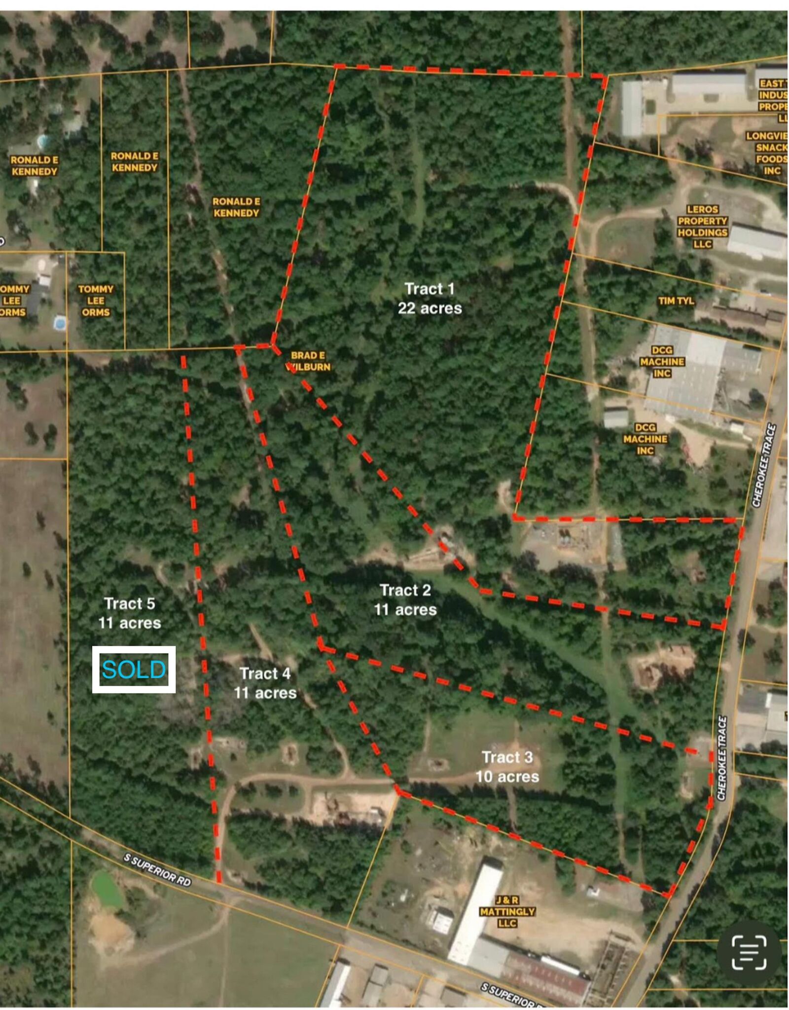 Property Photo:  Tbd Cherokee Trace Tract 2 Tbd Superior Rd  TX 75693 
