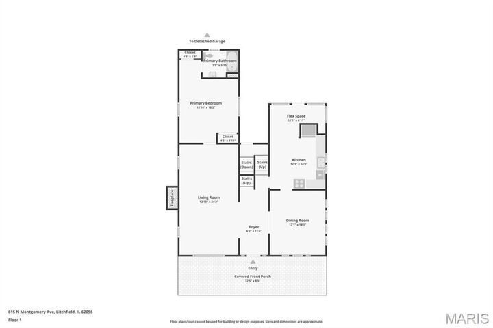 Property Photo: 615 N Montgomery Avenue IL 62056