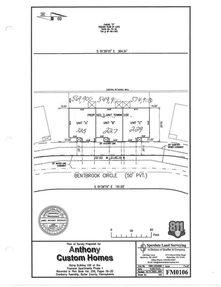 Property Photo:  227 Bentbrook Cir  PA 16066 