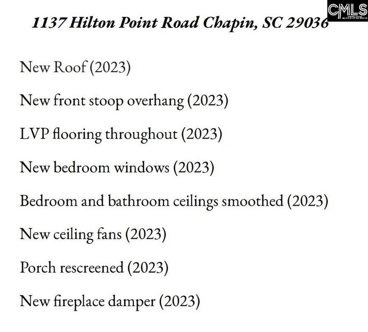 Property Photo:  1137 Hilton Point  SC 29036-9571 