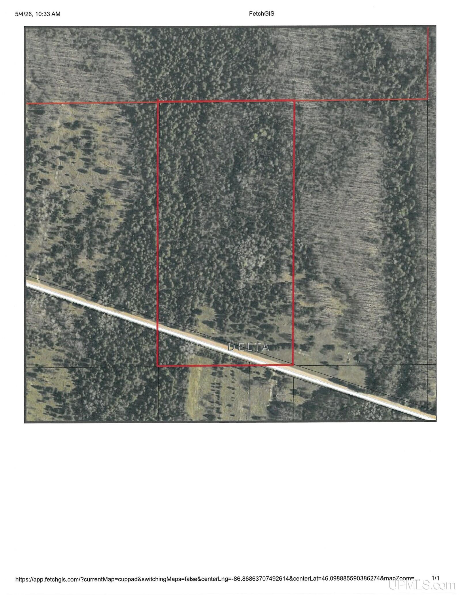 Property Photo:  Tbd 38th Road  MI 49878-0000 