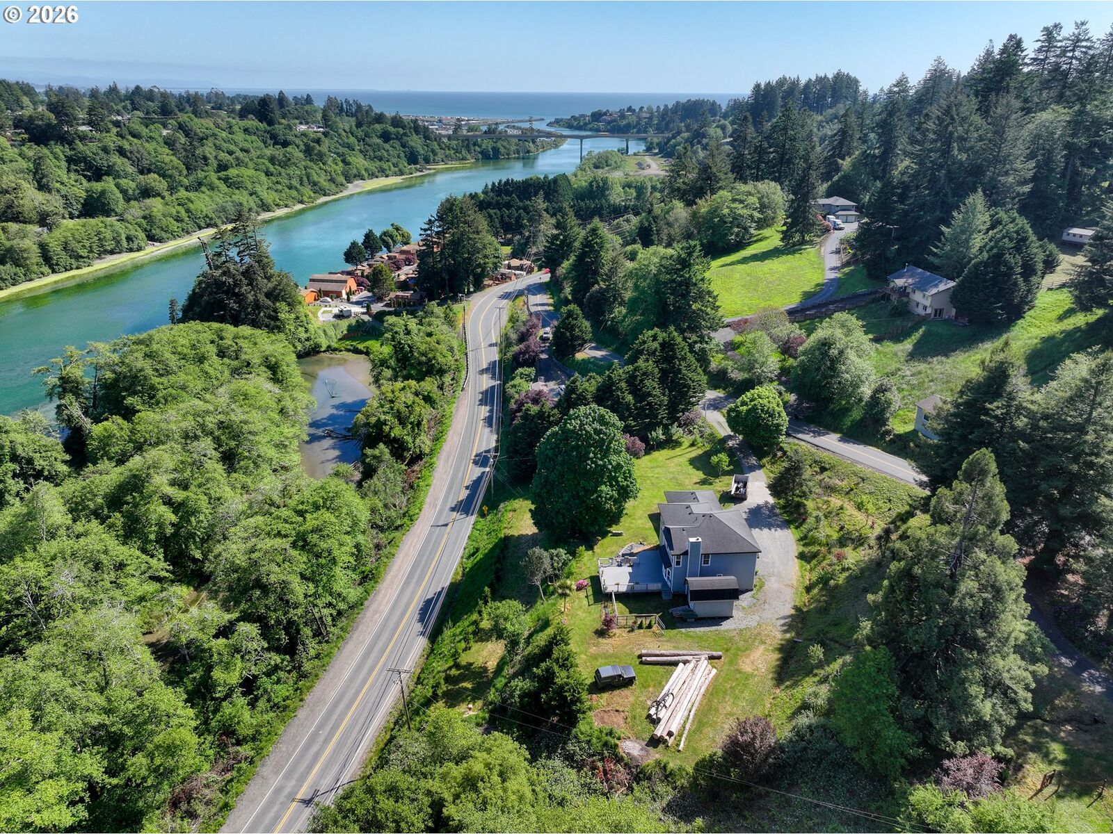 Property Photo:  16711 Thompson Rd  OR 97415 