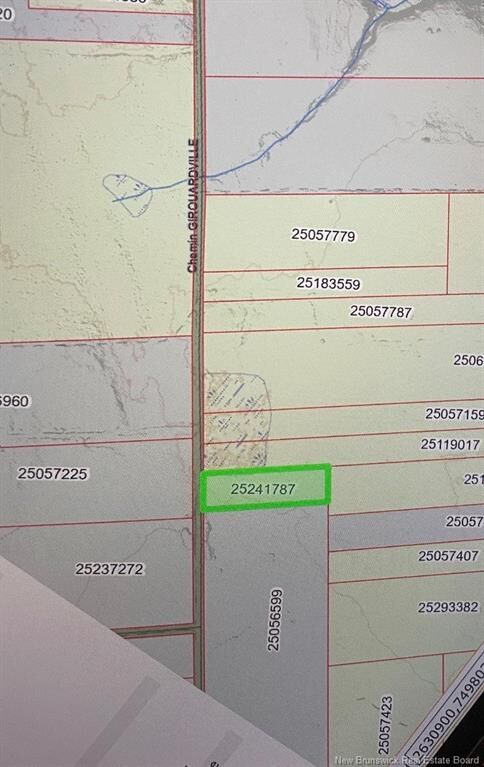 Property Photo:  Lot Girouardville Road  NB E4S 3G8 
