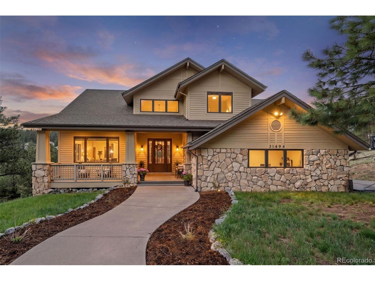 Property Photo: 31494 Blackfeather Trl CO 80439