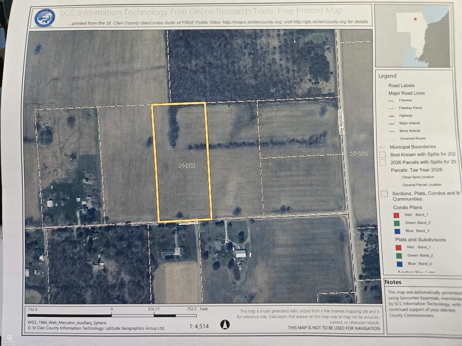 Property Photo:  00 Bean Vl Lot E Road  MI 48006 