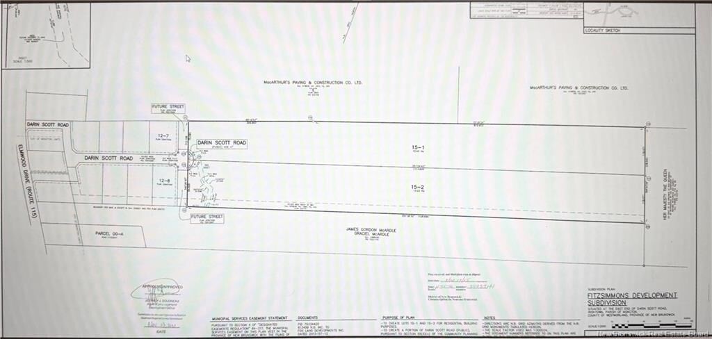 Property Photo:  Lot 15-2 Darin Scott Road  NB E1H 0J9 