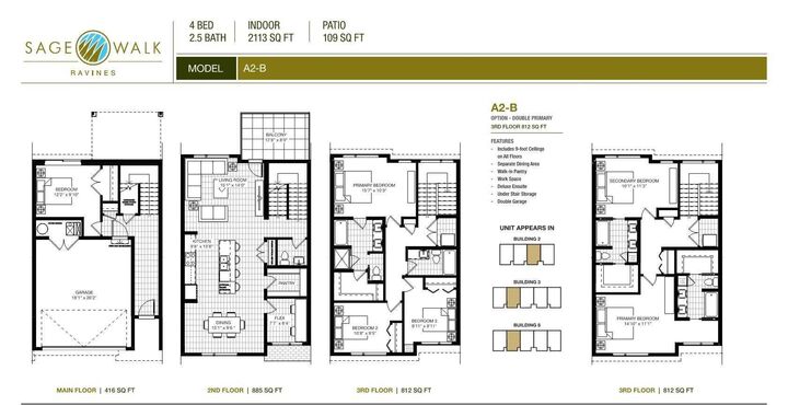 Property Photo: 199 Sage Hill Heights NW 302 AB T3R 2M8