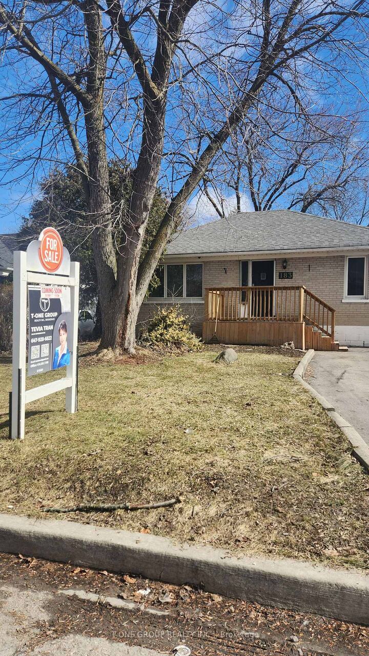 Property Photo: 183 Sussex Avenue ON L4C 2E9