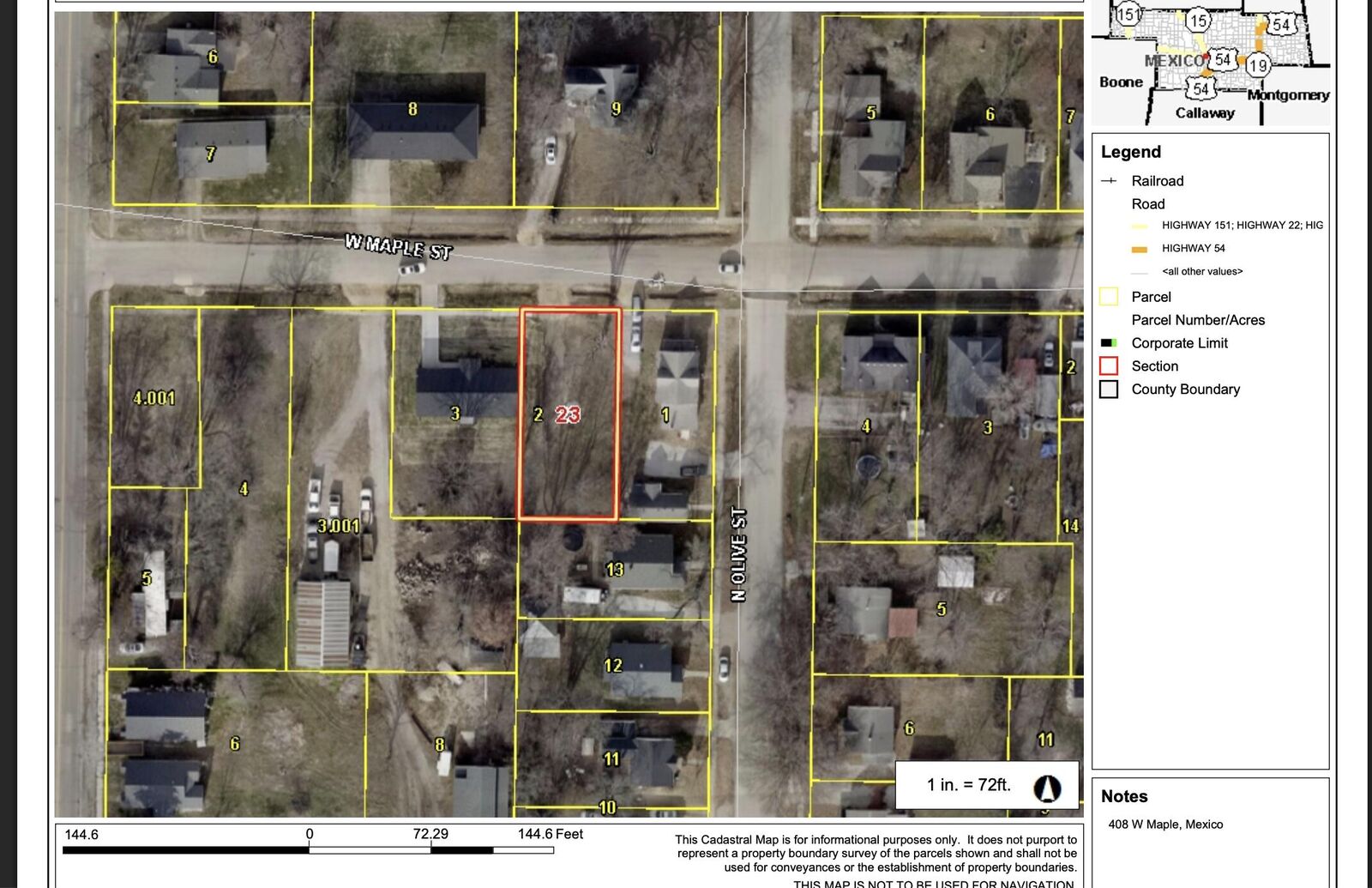 Property Photo:  408 W Maple Street  MO 65265 