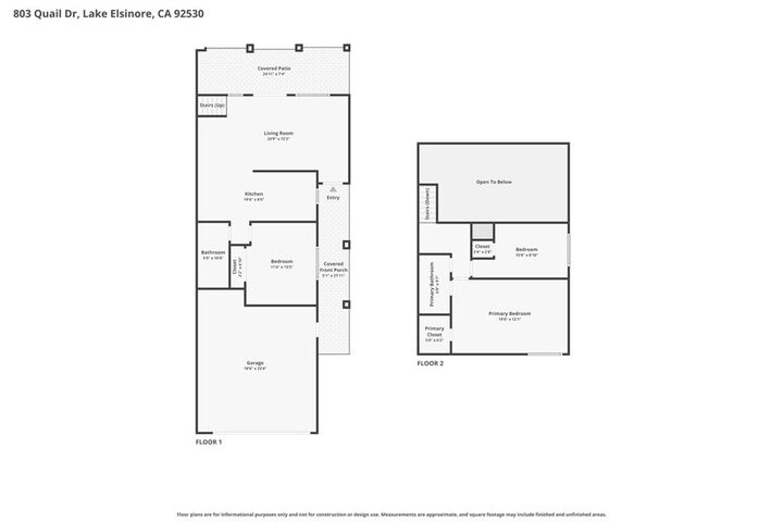 Property Photo: 803 Quail Drive CA 92530
