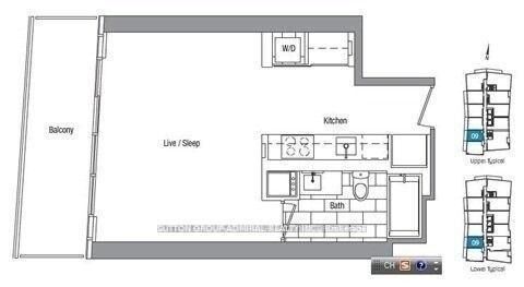 Property Photo: 75 Queens Wharf Road 1709 ON M5V 0J8