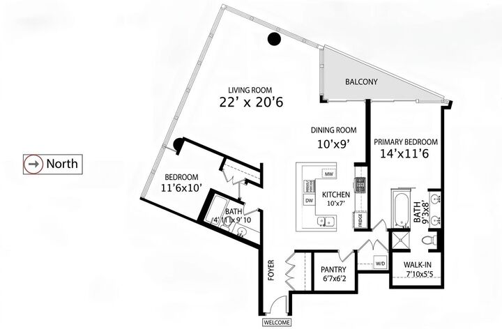 Property Photo: 1077 W Cordova Street 2403 BC V6C 2C6