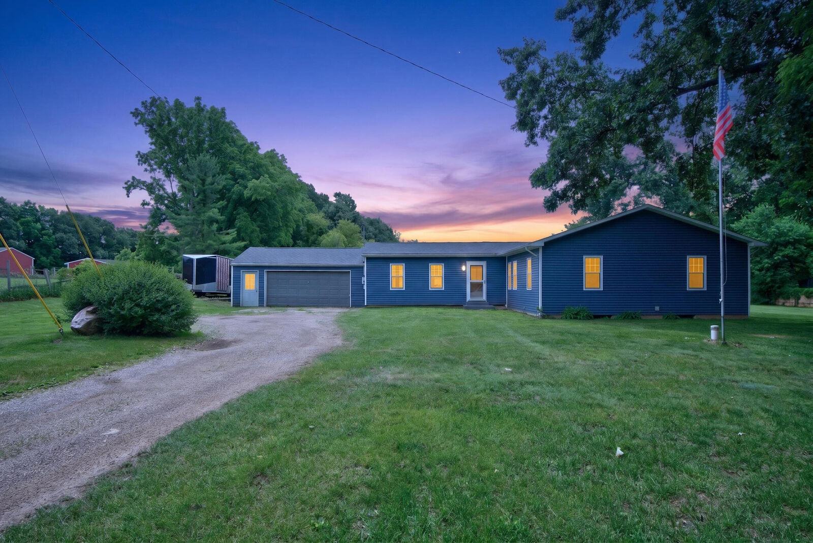Property Photo:  8959 Gordon Road  MI 49269 