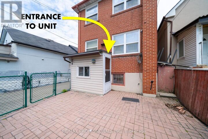Property Photo: 35A Bowie Avenue Bsmt ON M6E 2P2