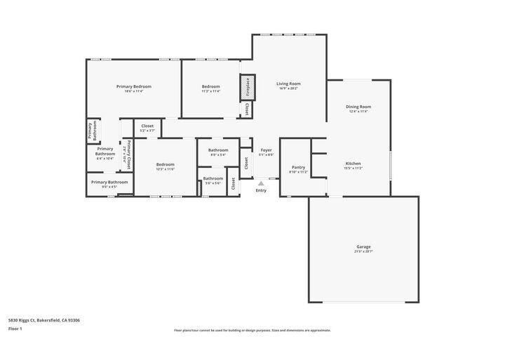 Property Photo: 5830 Riggs Court CA 93306
