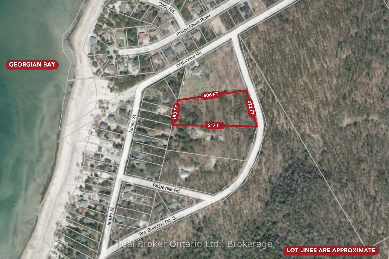 Property Photo:  Lot 2 Tiny Beaches Road S  ON L0L 1P1 