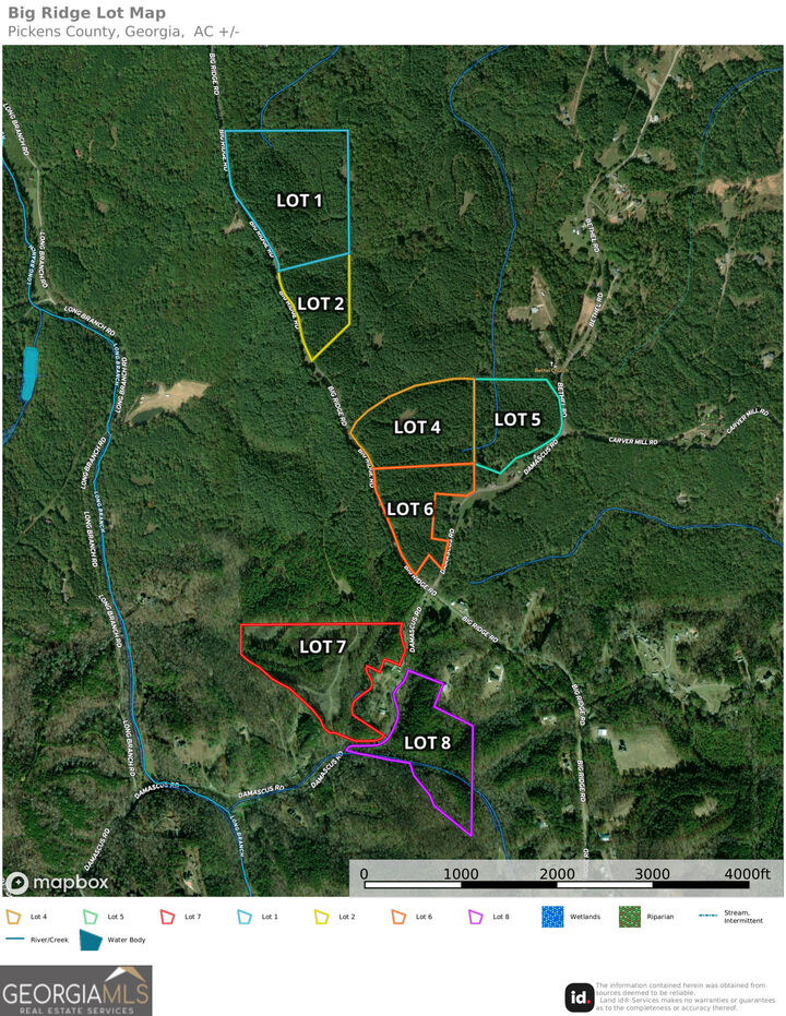 Property Photo: 33 Acres Big Ridge Road GA 30734