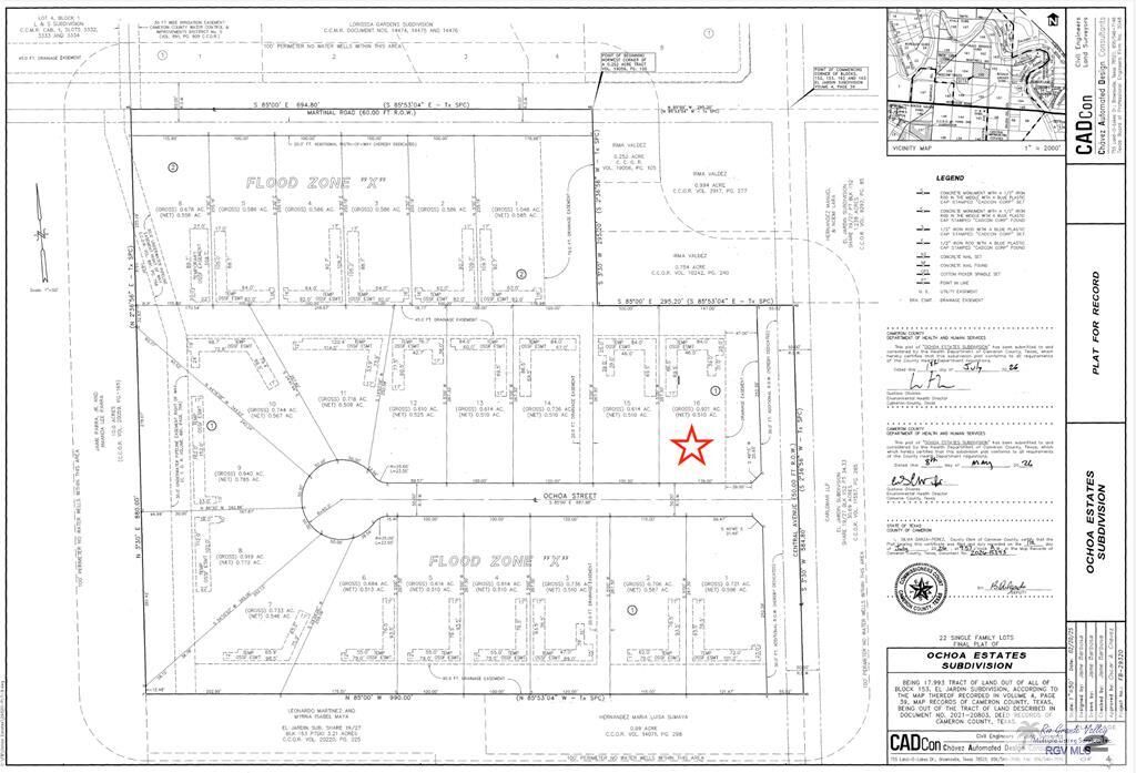 Property Photo: 000 Ochoa St Lot #16 TX 78521