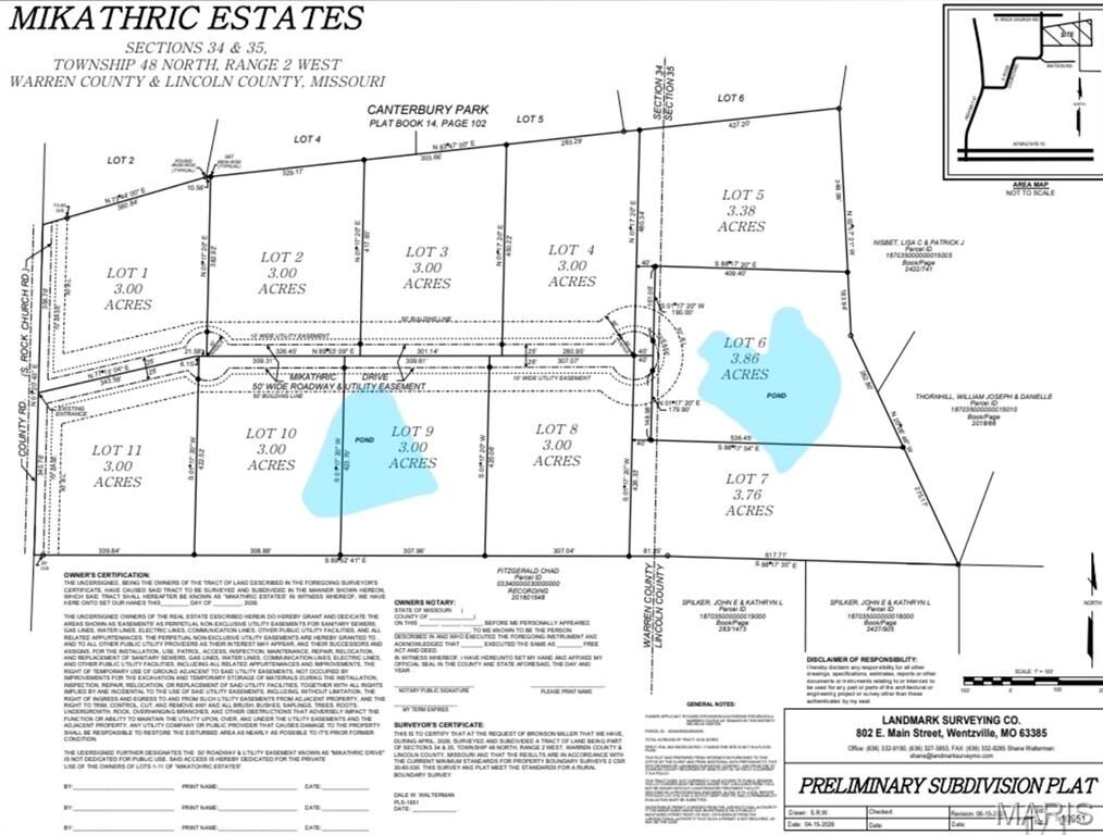 Property Photo: 0 Lot 10 Mikathric Estates MO 63383