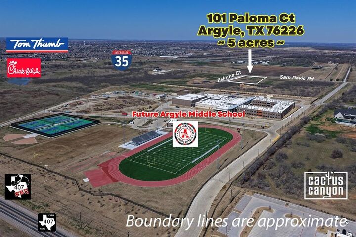 Property Photo: 101 Paloma Court TX 76226