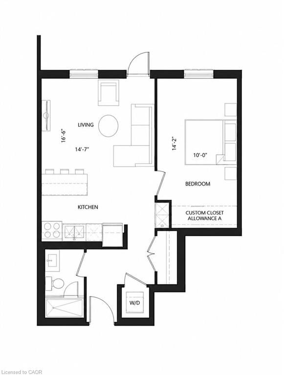 Property Photo:  181 King St S/S Street 1111  ON N2J 0E7 
