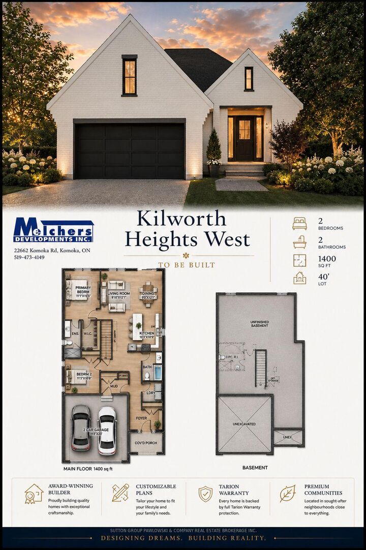 Property Photo: 60 Allister Drive Lot#100 ON N0L 1R0