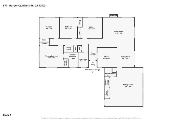 Property Photo:  8771 Harper Court  CA 92503 