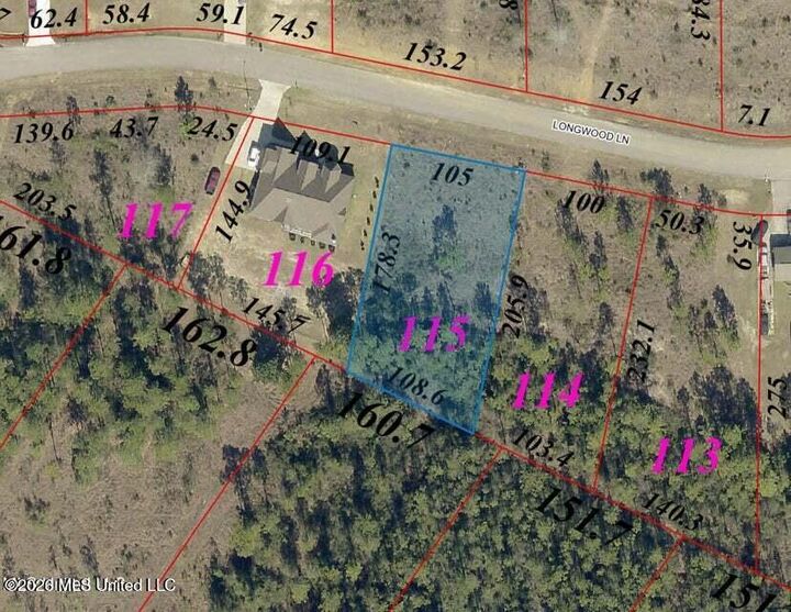 Property Photo:  Lot 115 Longwood Lane  MS 39503 