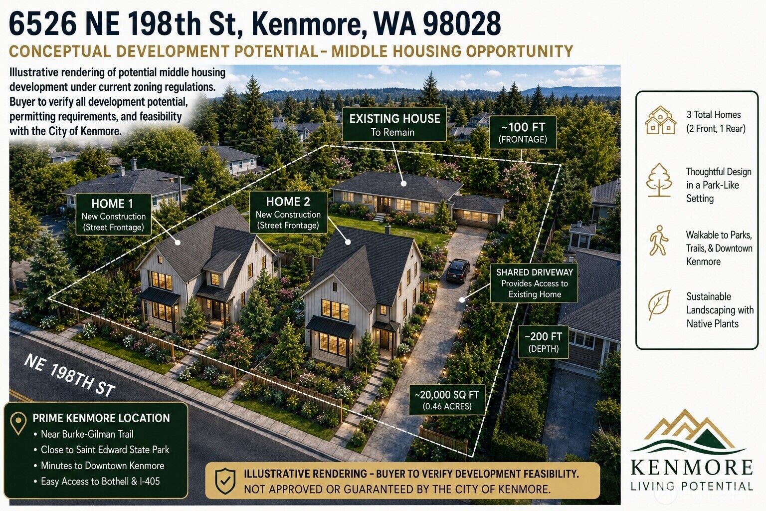 Property Photo:  6526 NE 198th Street  WA 98028 