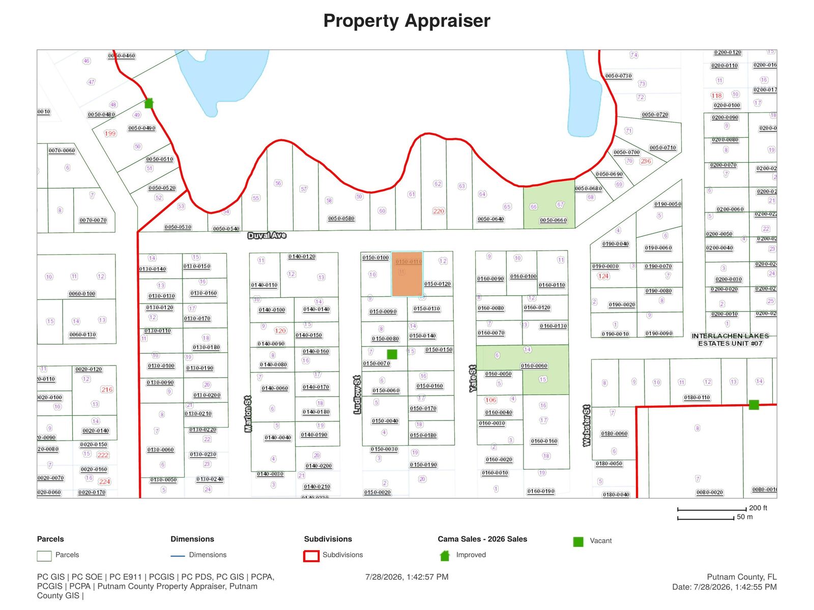 Property Photo: Duval Avenue FL 32148