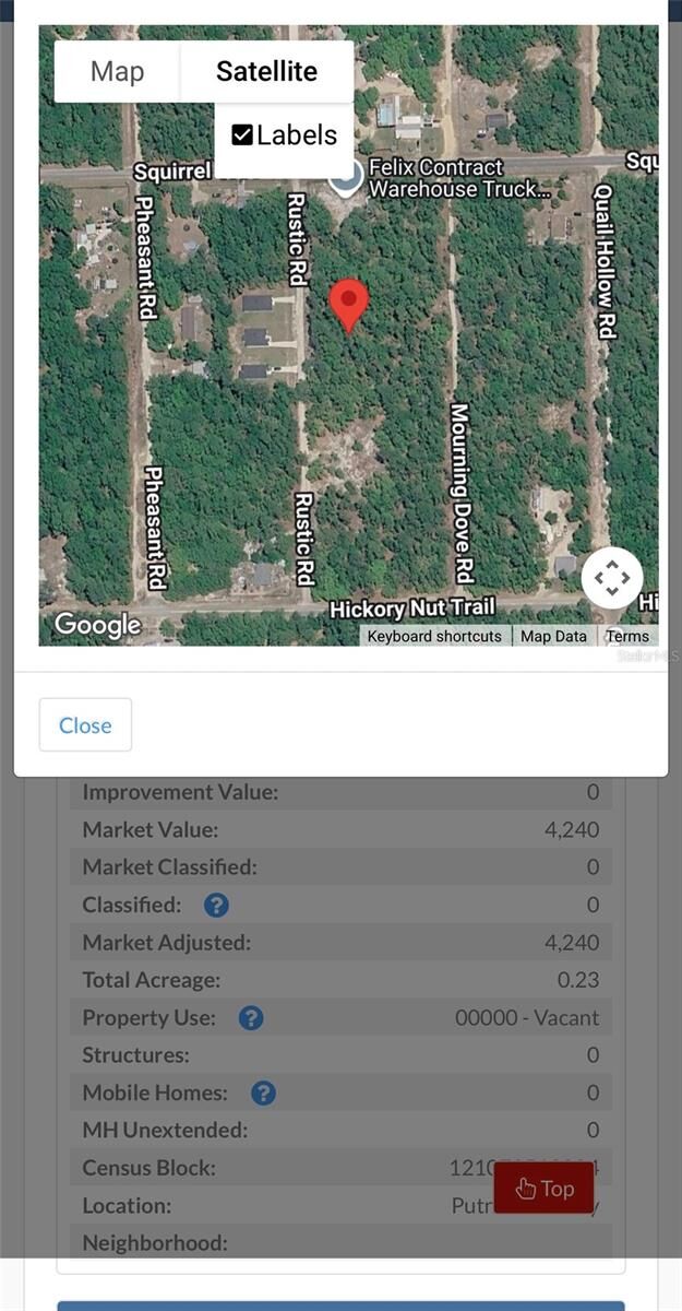 Property Photo:  408 Rustic Road  FL 32189 