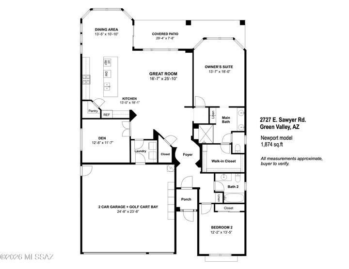Property Photo:  2727 E Sawyer Road  AZ 85614 