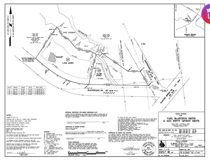Property Photo:  Lot 2B Blackwelder Road 2B  NC 28037 