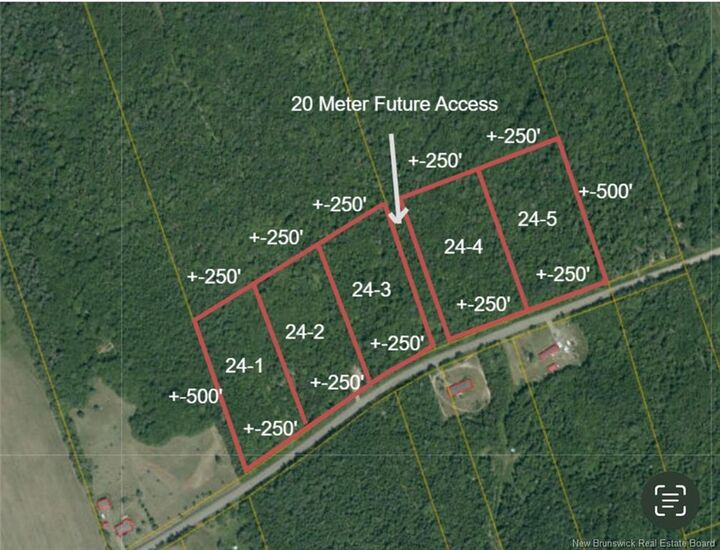 Property Photo:  Lot 24-4 Renauds Mills  NB E4V 2N9 