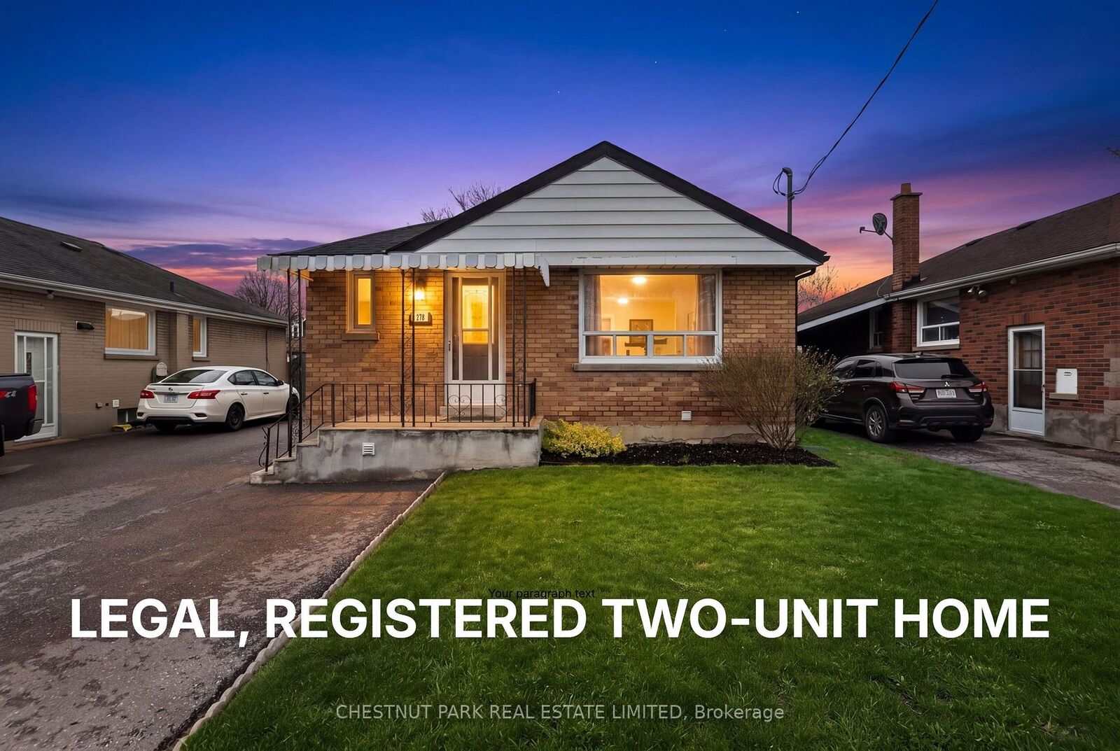 Property Photo: 278 Lasalle Avenue ON L1H 5Y6