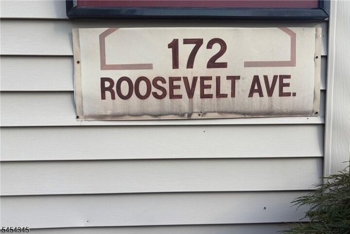 Property Photo: 172 Roosevelt Ave F NJ 07008