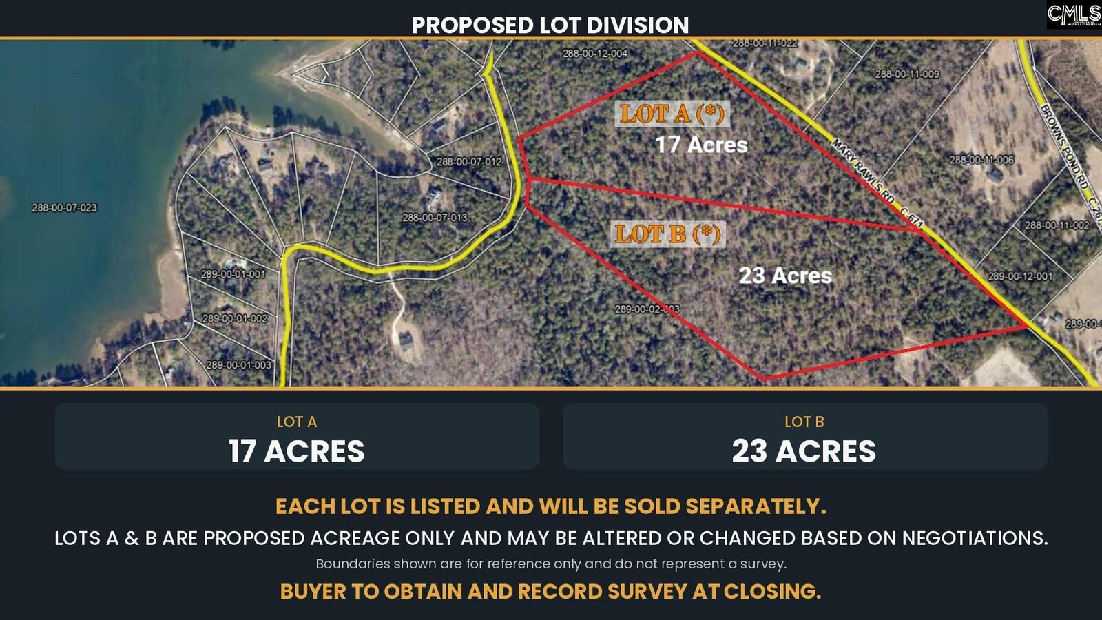 Property Photo:  Edisto Lake Lot B  SC 29164 