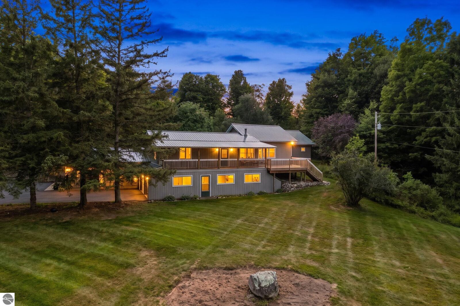 Property Photo: 8017 + 8135 Honey Hollow Road MI 49615