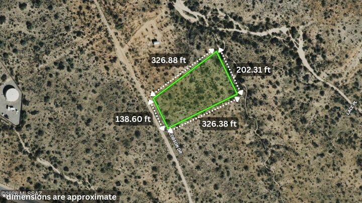 Property Photo: 14417 S Jacobson Drive AZ 85736