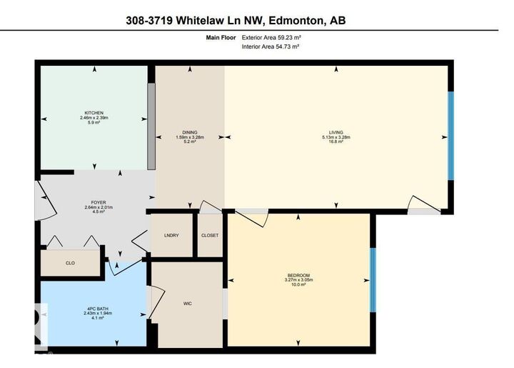 Property Photo:  #308 3719 Whitelaw Ln NW NW  AB T6W 2C3 