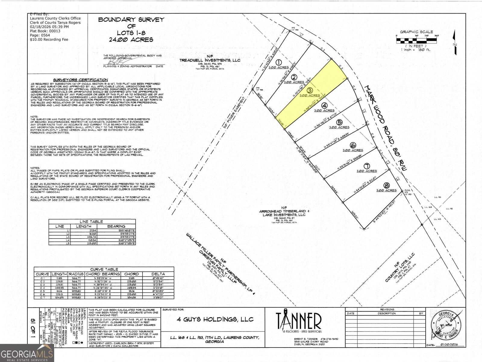 Property Photo:  0 Mark Wood Rd. Lot 3  GA 31019 