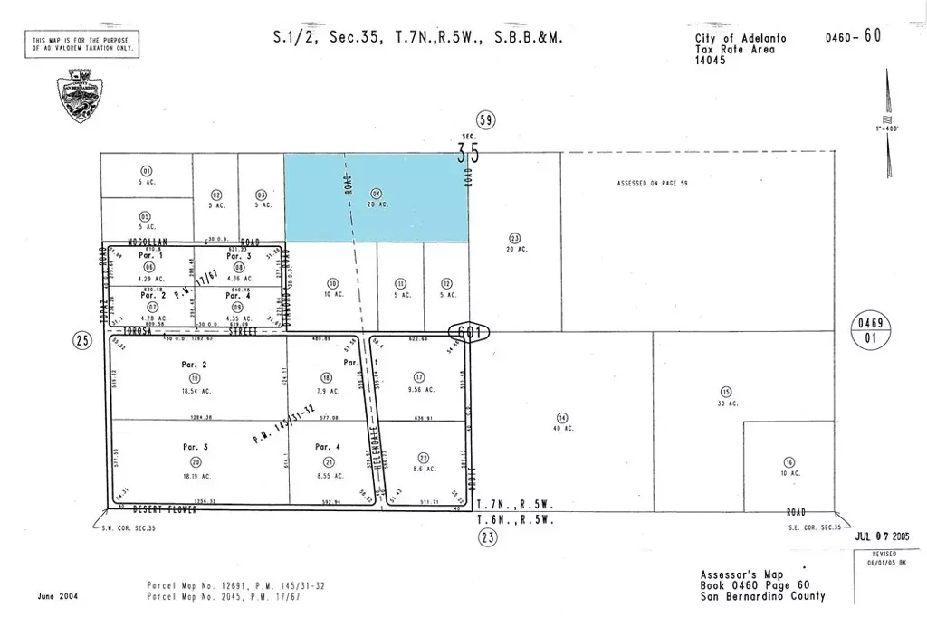 Property Photo:  0 Helendale Rd. #4  CA 92301 