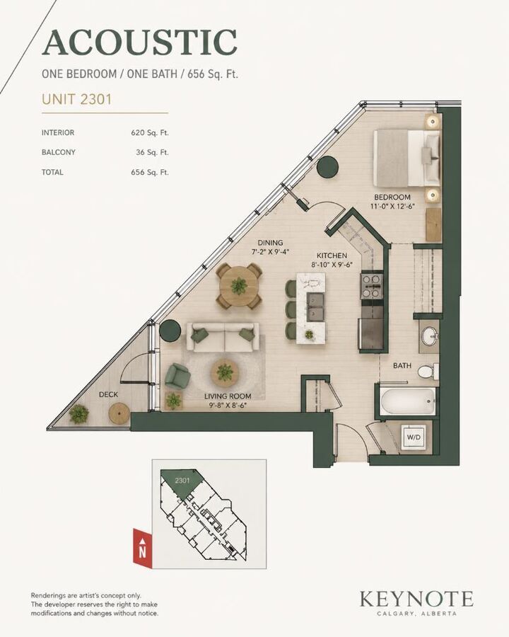 Property Photo: 225 11 Avenue SE 2301 AB T2G 0G3