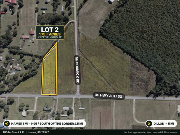 Property Photo: Tbd Highway 301 SC 29547