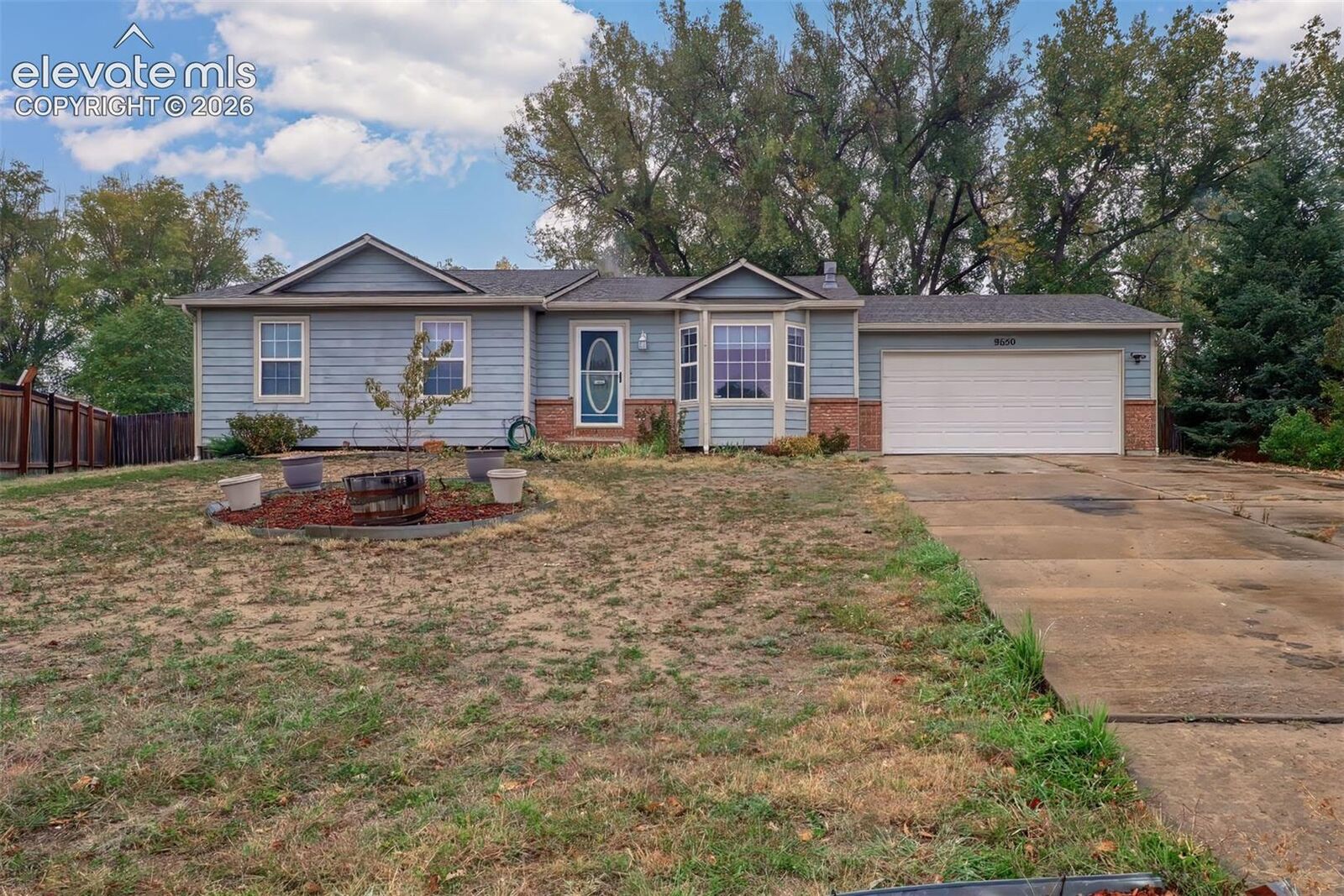 Property Photo: 9650 Dutch Elm Drive CO 80925